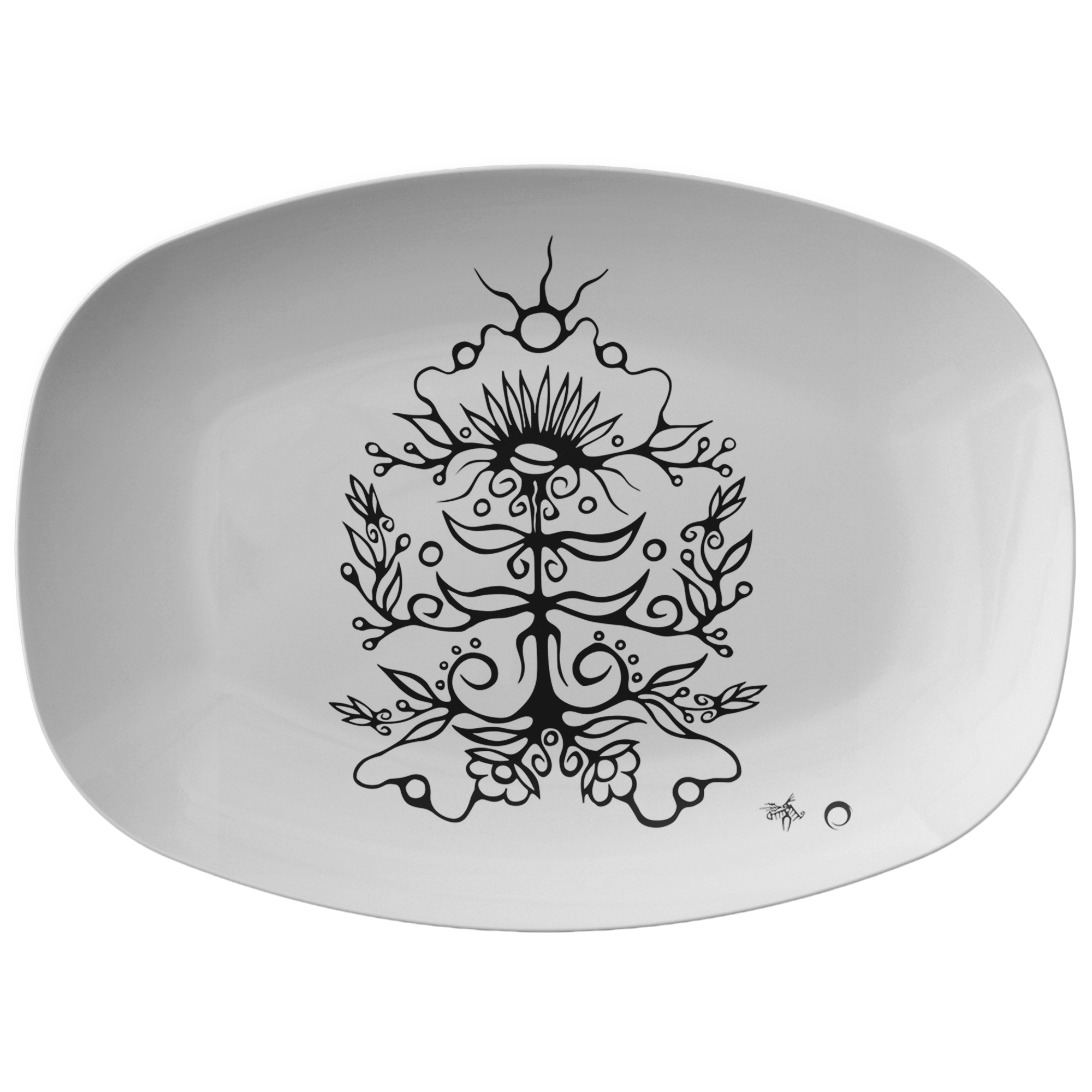 Wild Bergamot Platter by Miigizi