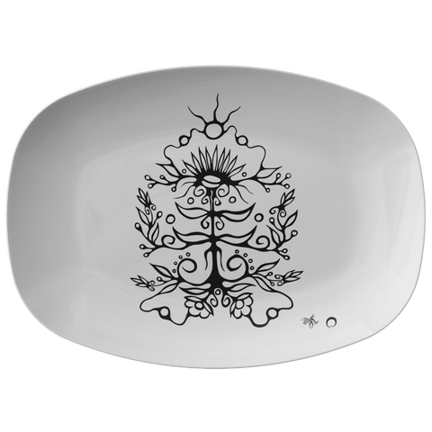 Wild Bergamot Platter by Miigizi