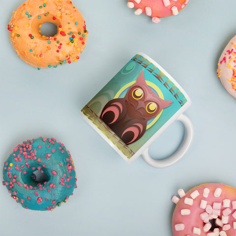 Owl Mug by Ovila Mailhot