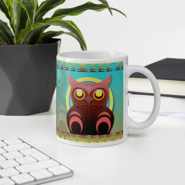 Owl Mug by Ovila Mailhot