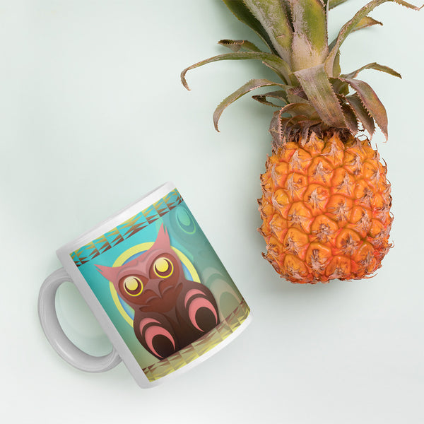 Owl Mug by Ovila Mailhot