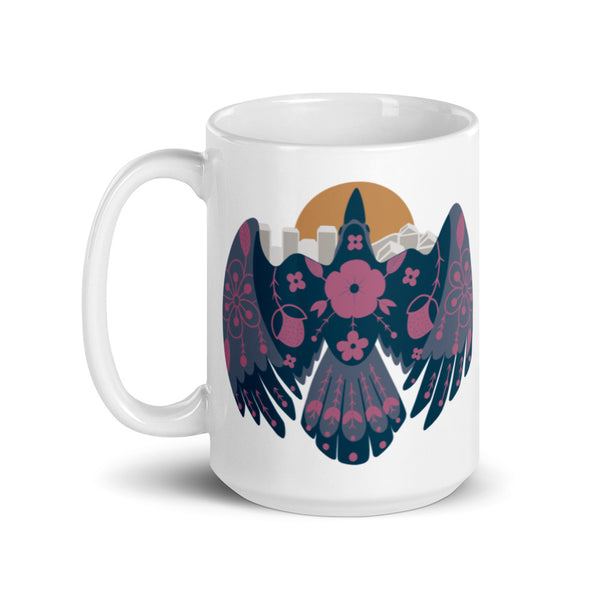 Raven Mug by Robin Lisa