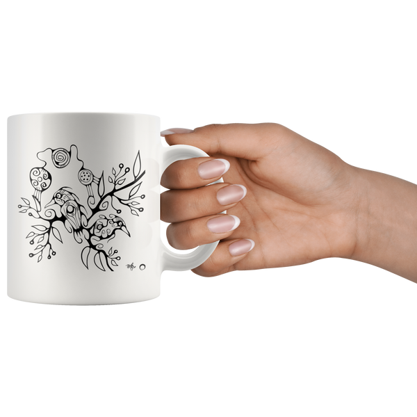 Two Birds Mug by Miigizi